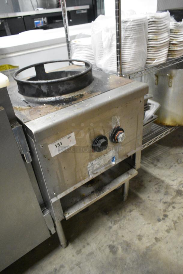 L&J OWST-018-2J Stainless Steel Commercial Natural Gas Powered Single Burner Wok Range. - Image 3 of 7