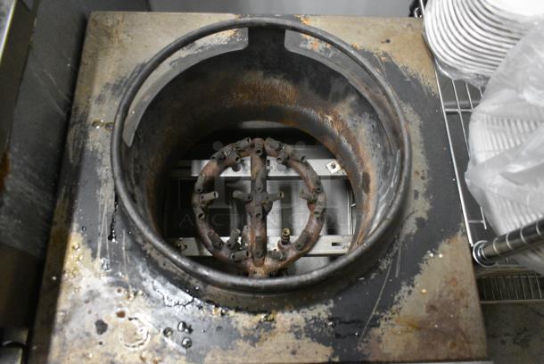 L&J OWST-018-2J Stainless Steel Commercial Natural Gas Powered Single Burner Wok Range. - Image 5 of 7