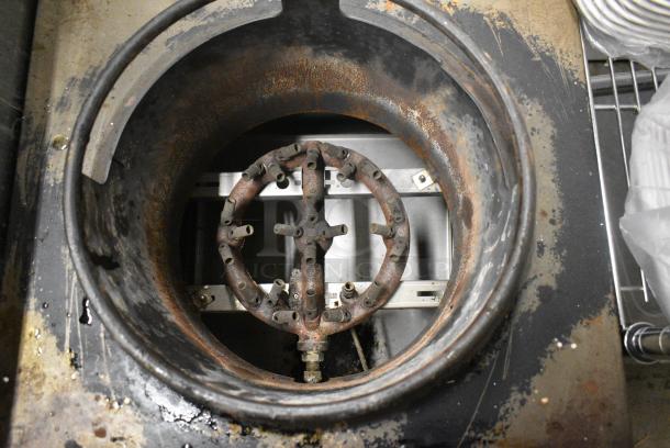 L&J OWST-018-2J Stainless Steel Commercial Natural Gas Powered Single Burner Wok Range. - Image 6 of 7