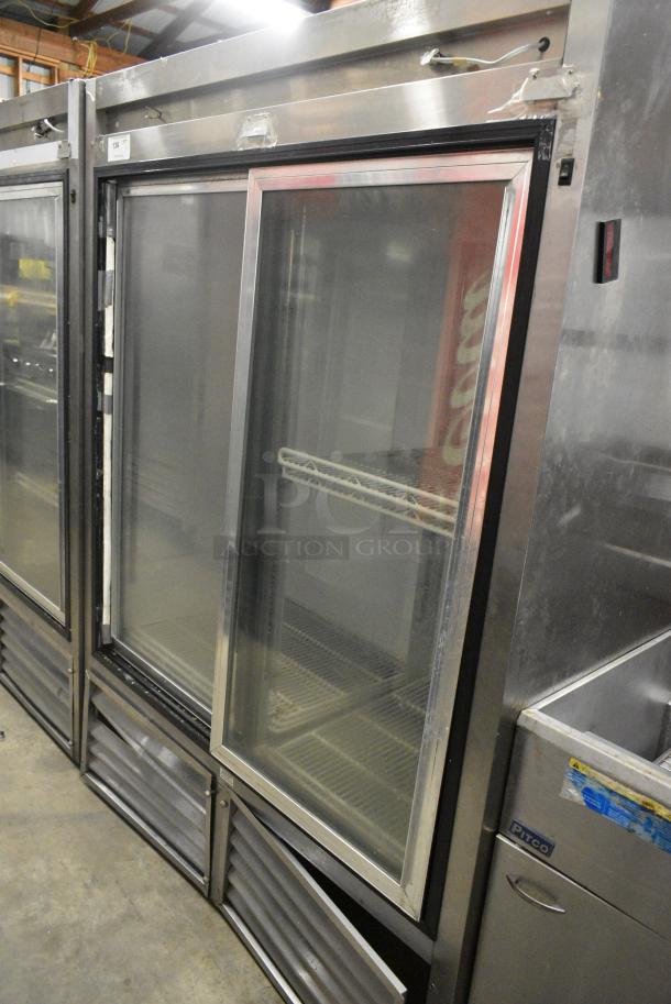 Leader ESLS54SC Metal Commercial 2 Door Reach In Cooler Merchandiser. 115 Volts, 1 Phase. Tested and Powers On But Does Not Get Cold - Image 1 of 5