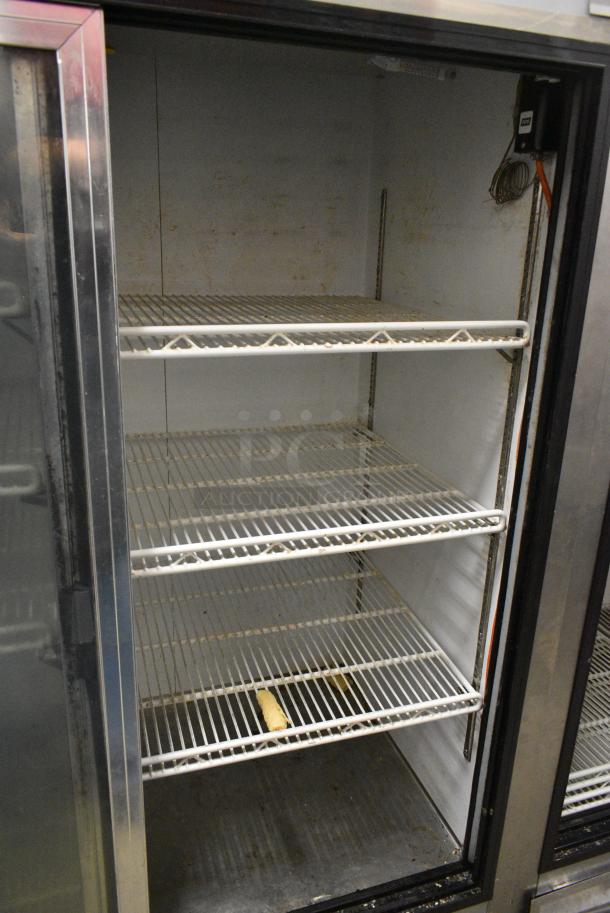 Leader ESLS54SC Metal Commercial 2 Door Reach In Cooler Merchandiser. 115 Volts, 1 Phase. Tested and Powers On But Does Not Get Cold - Image 3 of 5