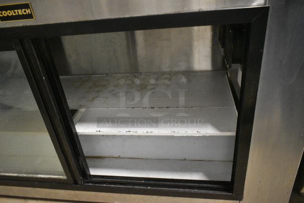 Cooltech CMPH-60GLB Stainless Steel Commercial 2 Door Cooler Merchandiser. 120 Volts, 1 Phase. Tested and Working! - Image 5 of 7