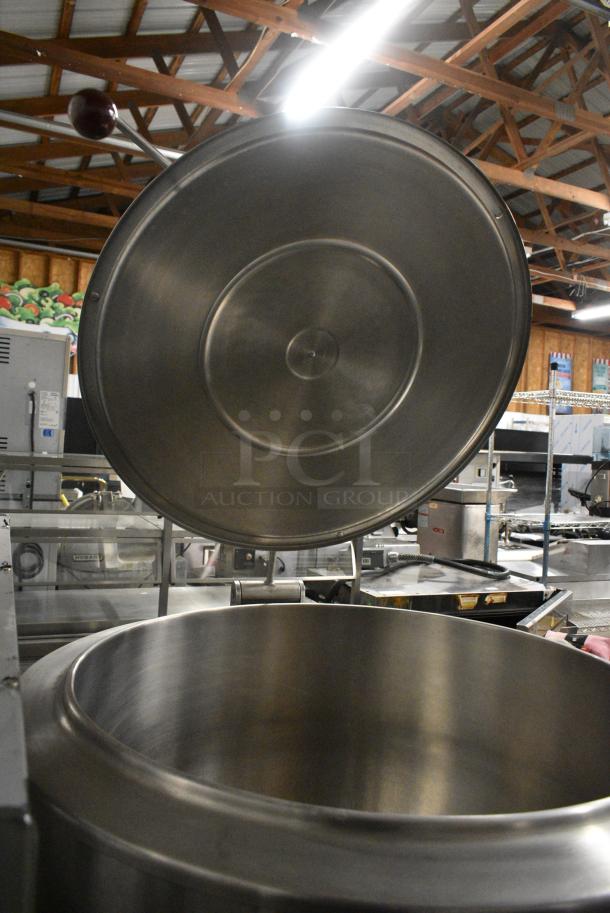 Southbend KSLG-60E Stainless Steel Commercial Floor Style Natural Gas Powered 60 Gallon Steam Kettle. 130,000 BTU. - Image 7 of 16