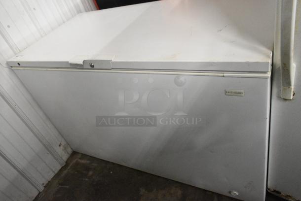Frigidaire Chest Freezer w/ Hinge Lid. 115 Volts, 1 Phase. Tested and Working! - Image 1 of 6