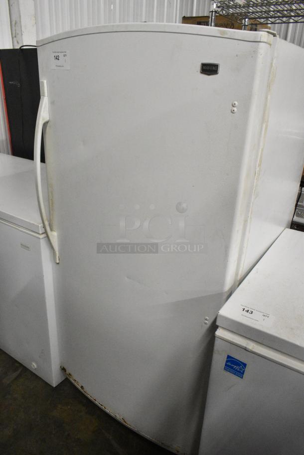 Maytag MQF1656TEW02 Single Door Reach In Freezer. 115 Volts, 1 Phase. Tested and Working! - Image 1 of 6