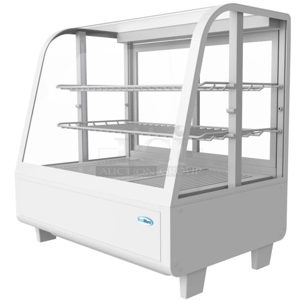 BRAND NEW SCRATCH AND DENT! KoolMore CDC-3C-WH Metal Commercial Countertop Deli Display Case Merchandiser. 110-120 Volts, 1 Phase. Tested and Working! - Image 1 of 6