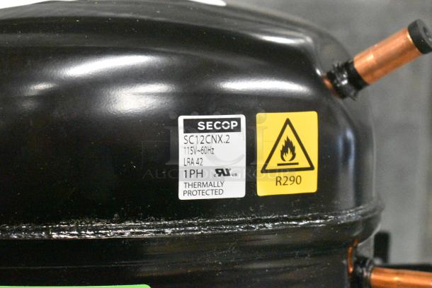BRAND NEW SCRATCH AND DENT! Beverage-Air 312-155D Compressor Danfoss SC12CNX.2. 115 Volts, 1 Phase. - Image 6 of 6