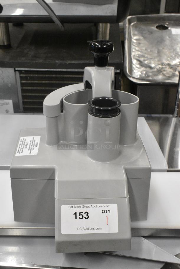 BRAND NEW SCRATCH AND DENT! Gray Poly Continuous Feed Head for Food Processor. - Image 2 of 7
