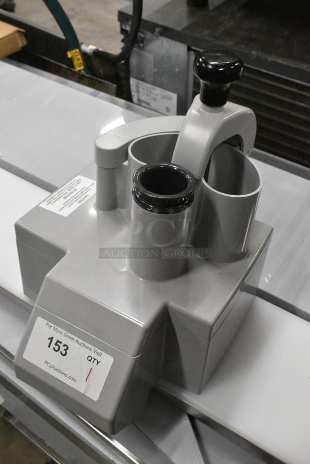 BRAND NEW SCRATCH AND DENT! Gray Poly Continuous Feed Head for Food Processor. - Image 4 of 7