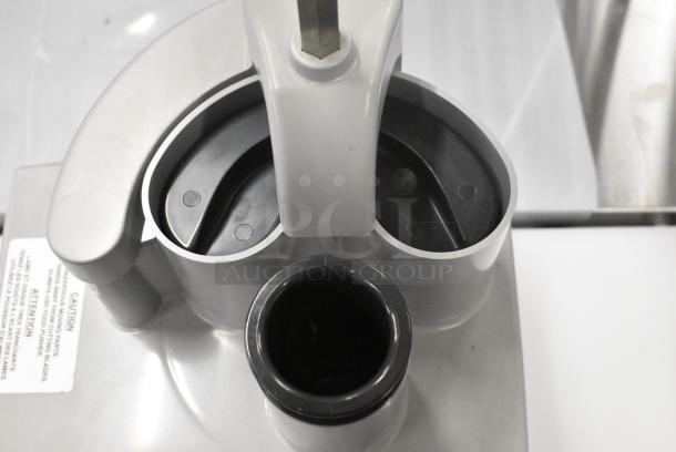 BRAND NEW SCRATCH AND DENT! Gray Poly Continuous Feed Head for Food Processor. - Image 6 of 7