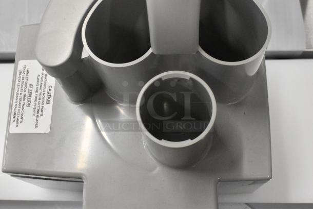 BRAND NEW SCRATCH AND DENT! Gray Poly Continuous Feed Head for Food Processor. - Image 7 of 7