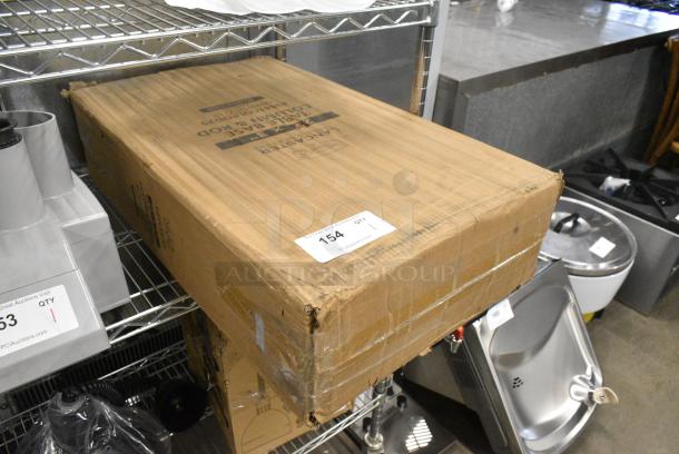BRAND NEW SCRATCH AND DENT! Box of 10 Lancaster Table & Seating 164TCOLROD25  25 3/16" Standard Height Table Base Column and Rod - Image 1 of 3