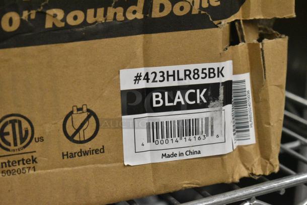 2 BRAND NEW SCRATCH AND DENT! ServIt 423HLR85BK Retractable Cord Ceiling Mount Heat Lamp with Modern Black Finish Round Dome Shade. 120 Volts, 1 Phase. 2 Times Your Bid! - Image 6 of 6
