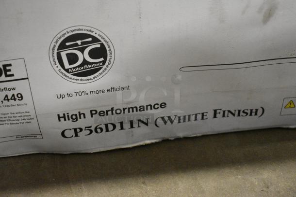BRAND NEW SCRATCH AND DENT! Canarm CP56D11N 56" White Industrial Indoor High Performance Ceiling Fan CP56D11N - 8449 CFM, 120 Volts, 1 Phase. - Image 3 of 3