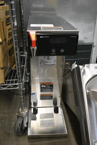 BRAND NEW SCRATCH AND DENT! 2024 Bunn AXIOM-DV-APS Stainless Steel Commercial Countertop Airpot Coffee Brewer w/ Hot Water Dispenser. 120 Volts, 1 Phase. - Item #1178723