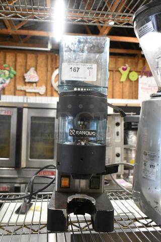 Rancilio MD 50/AT Metal Commercial Countertop Coffee Bean Grinder. 110 Volts, 1 Phase. Tested and Working! - Item #1178731