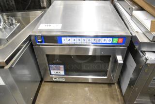 BRAND NEW SCRATCH AND DENT!  2025 Solwave SWAHD12 Stainless Steel Commercial Countertop Microwave Oven. 120 Volts, 1 Phase.