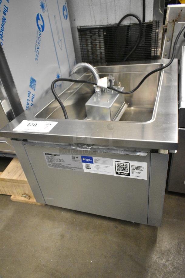 BRAND NEW SCRATCH AND DENT! ServIt 423SDW1A Stainless Steel One Pan Full Size Insulated Drop-In Hot Food Well. 120 Volts, 1 Phase. Tested and Working! - Image 1 of 9