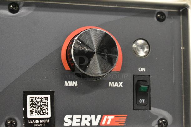 BRAND NEW SCRATCH AND DENT! ServIt 423SDW1A Stainless Steel One Pan Full Size Insulated Drop-In Hot Food Well. 120 Volts, 1 Phase. Tested and Working! - Image 5 of 9