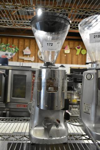 Mazzer Luigi Super Jolly Timer Metal Commercial Countertop Espresso Bean Grinder. 110 Volts, 1 Phase. Tested and Working!