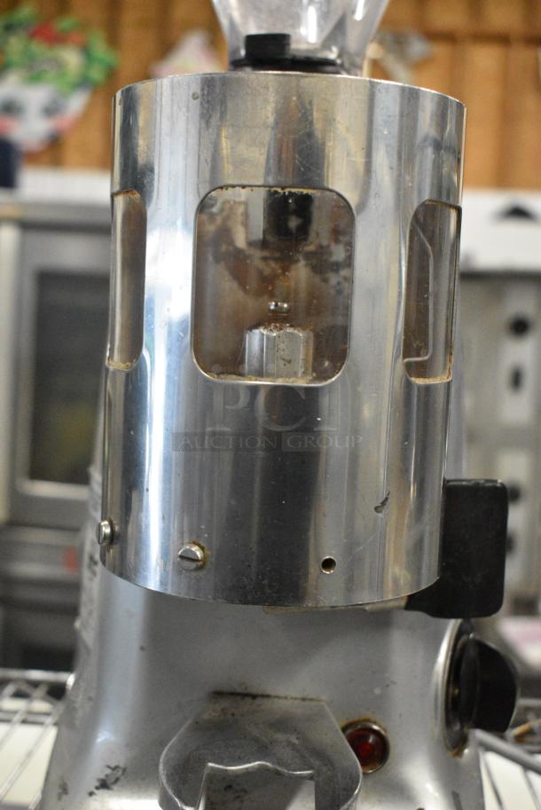 Mazzer Luigi Super Jolly Timer Metal Commercial Countertop Espresso Bean Grinder. 110 Volts, 1 Phase. Tested and Working! - Image 4 of 6