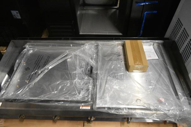 BRAND NEW SCRATCH AND DENT! Cooking Performance Group GTU-CPG-60-N Ultra Series 60" Chrome Plated Natural Gas 5-Burner Countertop Griddle - 150,000 BTU - Image 4 of 11