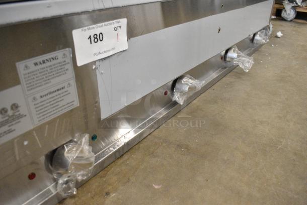 BRAND NEW SCRATCH AND DENT! 2024 ServIt 423EST4WOPBH Stainless Steel Electric Powered 4 Well Steam Table.208/240 Volts. Tested and Working! - Image 6 of 9