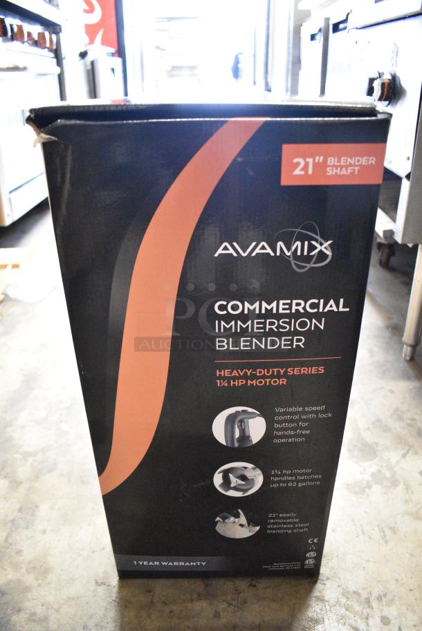 BRAND NEW SCRATCH AND DENT! AvaMix 928IBHD21 21" Heavy-Duty Variable Speed Immersion Blender - 1 1/4 hp. 120 Volts, 1 Phase. - Image 5 of 5