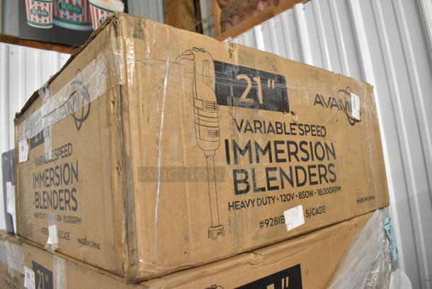 5 BRAND NEW SCRATCH AND DENT! AvaMix 928IBHD21 21" Heavy-Duty Variable Speed Immersion Blender - 1 1/4 hp. 120 Volts, 1 Phase. 5 Times Your Bid! - Image 11 of 11