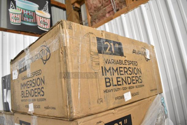 5 BRAND NEW SCRATCH AND DENT! AvaMix 928IBHD21 21" Heavy-Duty Variable Speed Immersion Blender - 1 1/4 hp. 120 Volts, 1 Phase. 5 Times Your Bid! - Image 11 of 11
