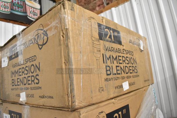 5 BRAND NEW SCRATCH AND DENT! AvaMix 928IBHD21 21" Heavy-Duty Variable Speed Immersion Blender - 1 1/4 hp. 120 Volts, 1 Phase. 5 Times Your Bid! - Image 11 of 11