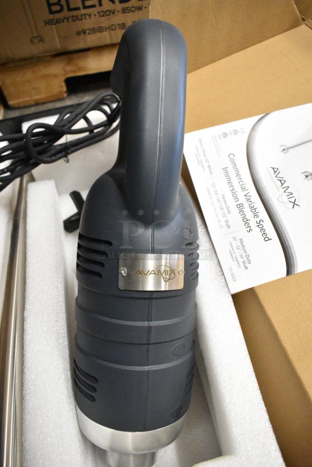 5 BRAND NEW SCRATCH AND DENT! AvaMix 928IBHD21 21" Heavy-Duty Variable Speed Immersion Blender - 1 1/4 hp. 120 Volts, 1 Phase. 5 Times Your Bid! - Image 4 of 11