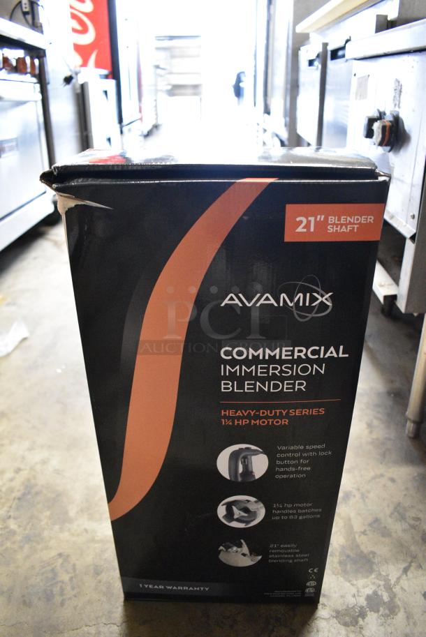 5 BRAND NEW SCRATCH AND DENT! AvaMix 928IBHD21 21" Heavy-Duty Variable Speed Immersion Blender - 1 1/4 hp. 120 Volts, 1 Phase. 5 Times Your Bid! - Image 7 of 11