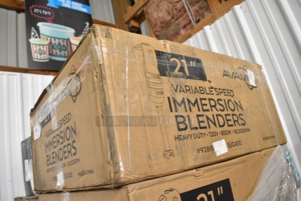 5 BRAND NEW SCRATCH AND DENT! AvaMix 928IBHD21 21" Heavy-Duty Variable Speed Immersion Blender - 1 1/4 hp. 120 Volts, 1 Phase. 5 Times Your Bid! - Image 11 of 11