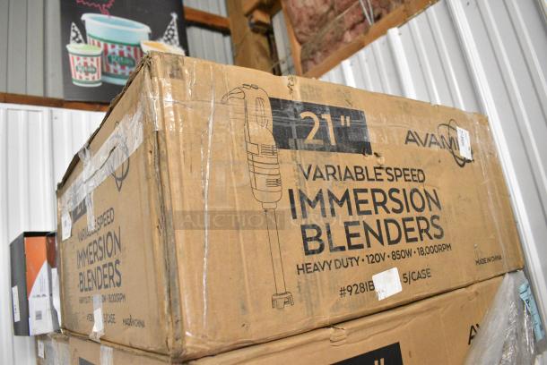 5 BRAND NEW SCRATCH AND DENT! AvaMix 928IBHD21 21" Heavy-Duty Variable Speed Immersion Blender - 1 1/4 hp. 120 Volts, 1 Phase. 5 Times Your Bid! - Image 11 of 11