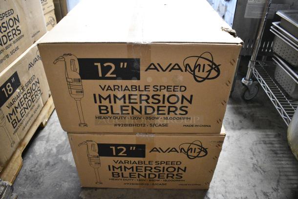 10 BRAND NEW SCRATCH AND DENT! AvaMix 928IBHD12 12" Heavy-Duty Variable Speed Immersion Blender - 1 1/4 hp. 120 Volts, 1 Phase. 10 Times Your Bid! - Image 8 of 9