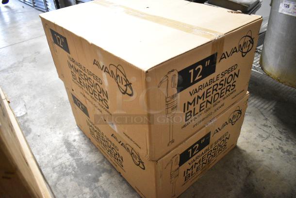 10 BRAND NEW SCRATCH AND DENT! AvaMix 928IBHD12 12" Heavy-Duty Variable Speed Immersion Blender - 1 1/4 hp. 120 Volts, 1 Phase. 10 Times Your Bid! - Image 9 of 9