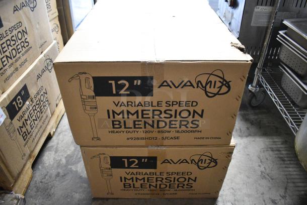 10 BRAND NEW SCRATCH AND DENT! AvaMix 928IBHD12 12" Heavy-Duty Variable Speed Immersion Blender - 1 1/4 hp. 120 Volts, 1 Phase. 10 Times Your Bid! - Image 8 of 9