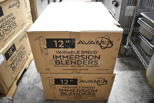 10 BRAND NEW SCRATCH AND DENT! AvaMix 928IBHD12 12" Heavy-Duty Variable Speed Immersion Blender - 1 1/4 hp. 120 Volts, 1 Phase. 10 Times Your Bid! - Image 8 of 9