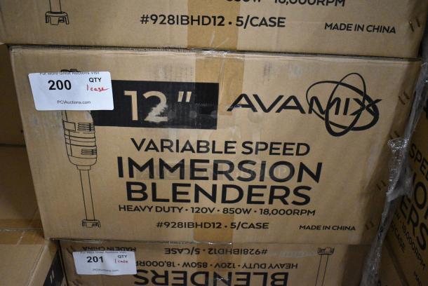5 BRAND NEW SCRATCH AND DENT! AvaMix 928IBHD12 12" Heavy-Duty Variable Speed Immersion Blender - 1 1/4 hp. 120 Volts, 1 Phase. 5 Times Your Bid! - Image 8 of 9