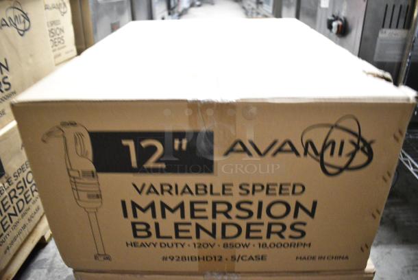 5 BRAND NEW SCRATCH AND DENT! AvaMix 928IBHD12 12" Heavy-Duty Variable Speed Immersion Blender - 1 1/4 hp. 120 Volts, 1 Phase. 5 Times Your Bid! - Image 8 of 9