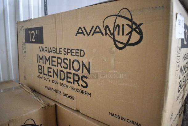 5 BRAND NEW SCRATCH AND DENT! AvaMix 928IBHD12 12" Heavy-Duty Variable Speed Immersion Blender - 1 1/4 hp. 120 Volts, 1 Phase. 5 Times Your Bid! - Image 9 of 9