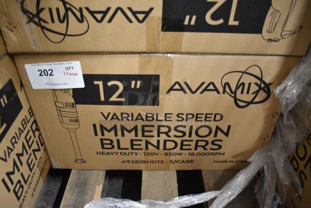 5 BRAND NEW SCRATCH AND DENT! AvaMix 928IBHD12 12" Heavy-Duty Variable Speed Immersion Blender - 1 1/4 hp. 120 Volts, 1 Phase. 5 Times Your Bid! - Image 8 of 9