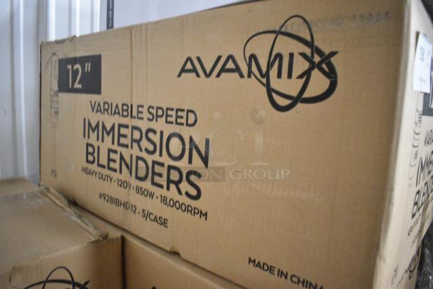 5 BRAND NEW SCRATCH AND DENT! AvaMix 928IBHD12 12" Heavy-Duty Variable Speed Immersion Blender - 1 1/4 hp. 120 Volts, 1 Phase. 5 Times Your Bid! - Image 9 of 9
