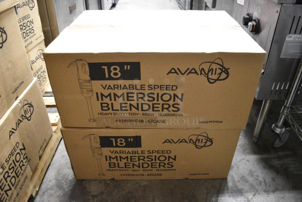 10 BRAND NEW SCRATCH AND DENT! AvaMix 928IBHD18 18" Heavy-Duty Variable Speed Immersion Blender - 1 1/4 hp. 120 Volts, 1 Phase. 10 Times Your Bid! - Image 8 of 9