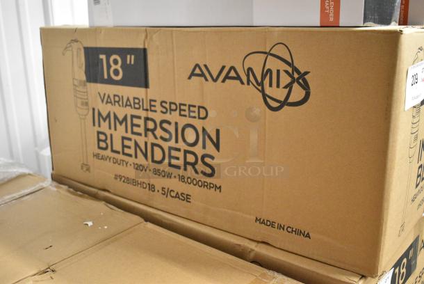 10 BRAND NEW SCRATCH AND DENT! AvaMix 928IBHD18 18" Heavy-Duty Variable Speed Immersion Blender - 1 1/4 hp. 120 Volts, 1 Phase. 10 Times Your Bid! - Image 9 of 9