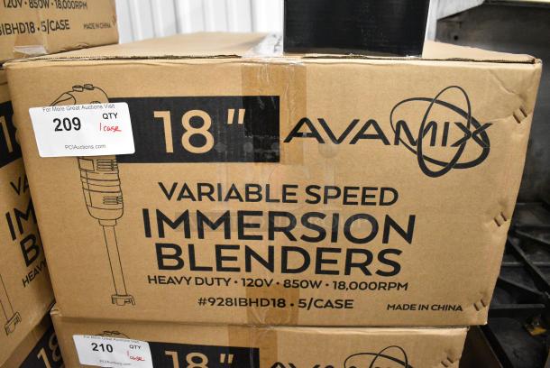 5 BRAND NEW SCRATCH AND DENT! AvaMix 928IBHD18 18" Heavy-Duty Variable Speed Immersion Blender - 1 1/4 hp. 120 Volts, 1 Phase. 5 Times Your Bid! - Image 7 of 8