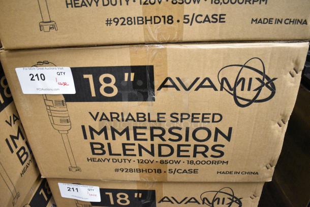 5 BRAND NEW SCRATCH AND DENT! AvaMix 928IBHD18 18" Heavy-Duty Variable Speed Immersion Blender - 1 1/4 hp. 120 Volts, 1 Phase. 5 Times Your Bid! - Image 7 of 8