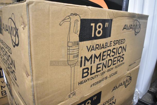 5 BRAND NEW SCRATCH AND DENT! AvaMix 928IBHD18 18" Heavy-Duty Variable Speed Immersion Blender - 1 1/4 hp. 120 Volts, 1 Phase. 5 Times Your Bid! - Image 8 of 8