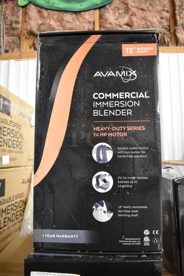 2 BRAND NEW SCRATCH AND DENT! AvaMix 928IBHD12 12" Heavy-Duty Variable Speed Immersion Blender - 1 1/4 hp. 120 Volts, 1 Phase. 2 Times Your Bid! - Image 2 of 4